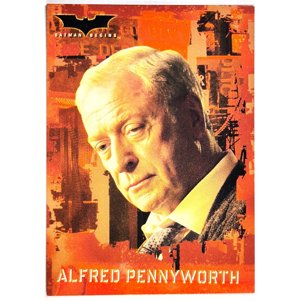 Topps DC 2005 Batman Begins Card #5 ALFRED PENNYWORTH, See Pics/Descr.
